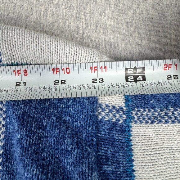 Vtg Colours by Alexander Julian 3D Square Mens XL Cable Knit Sweater Biggie USA - Picture 6 of 12